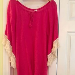 Gauze Tunic Hot Pink NWT Made in Italy